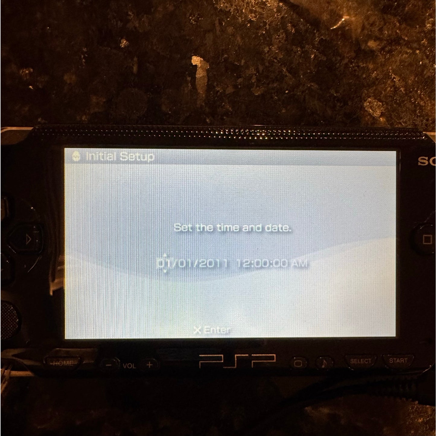 PSP handheld system TESTED - Black Color with Tough Travel Case