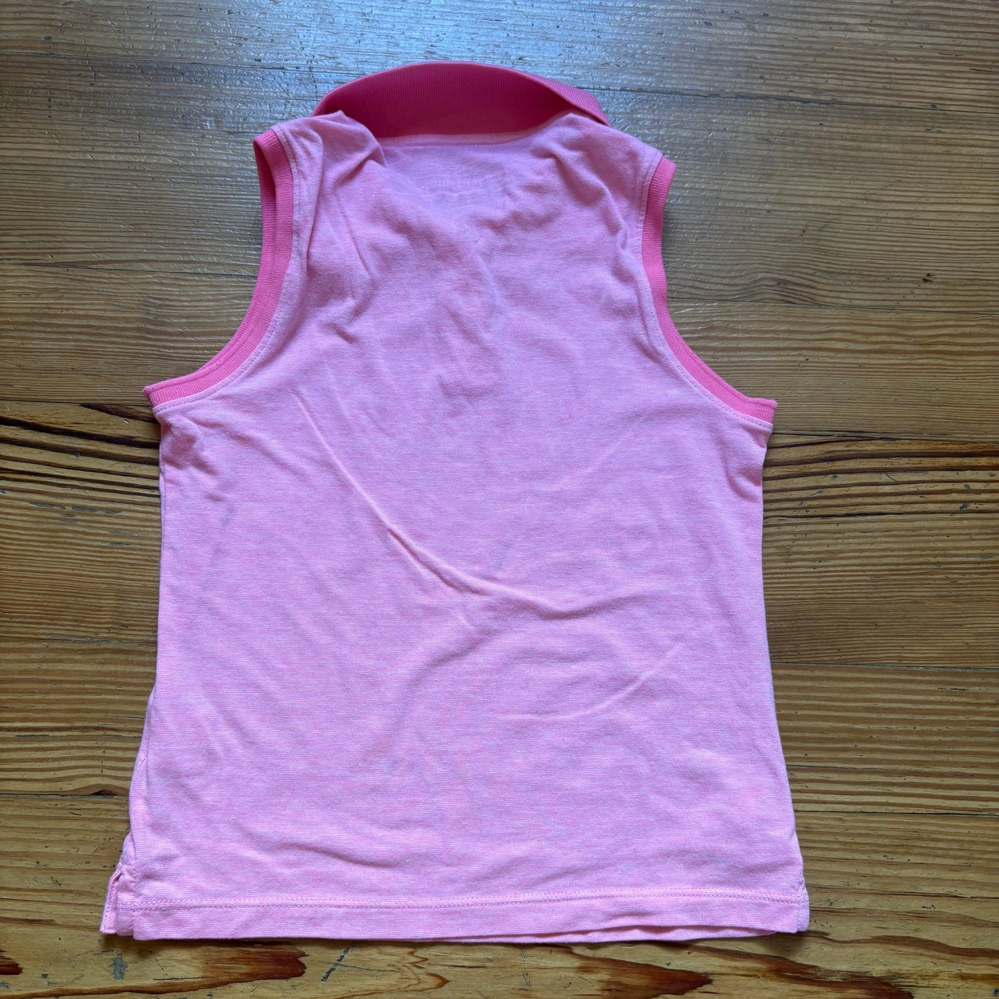Vineyard Vines light pink sleeveless collar girls tank SIZE S