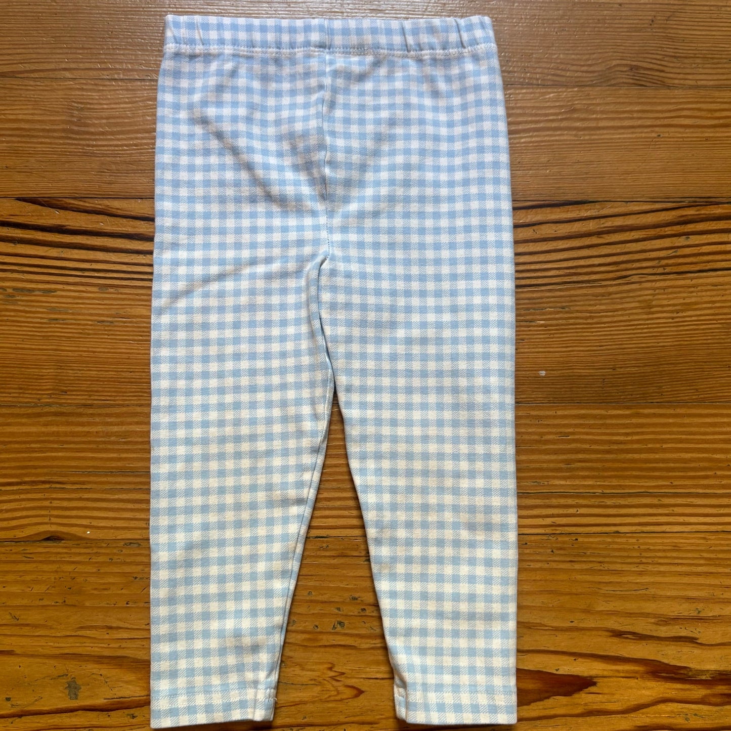 Ralph Lauren light blue white gingham checkered baby stretch pants SIZE 18M