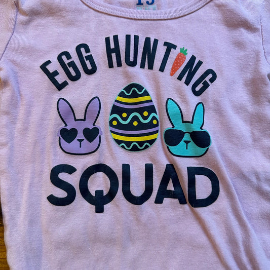 The Children's Place pink long sleeve spring Egg Hunting shirt SIZE 4T