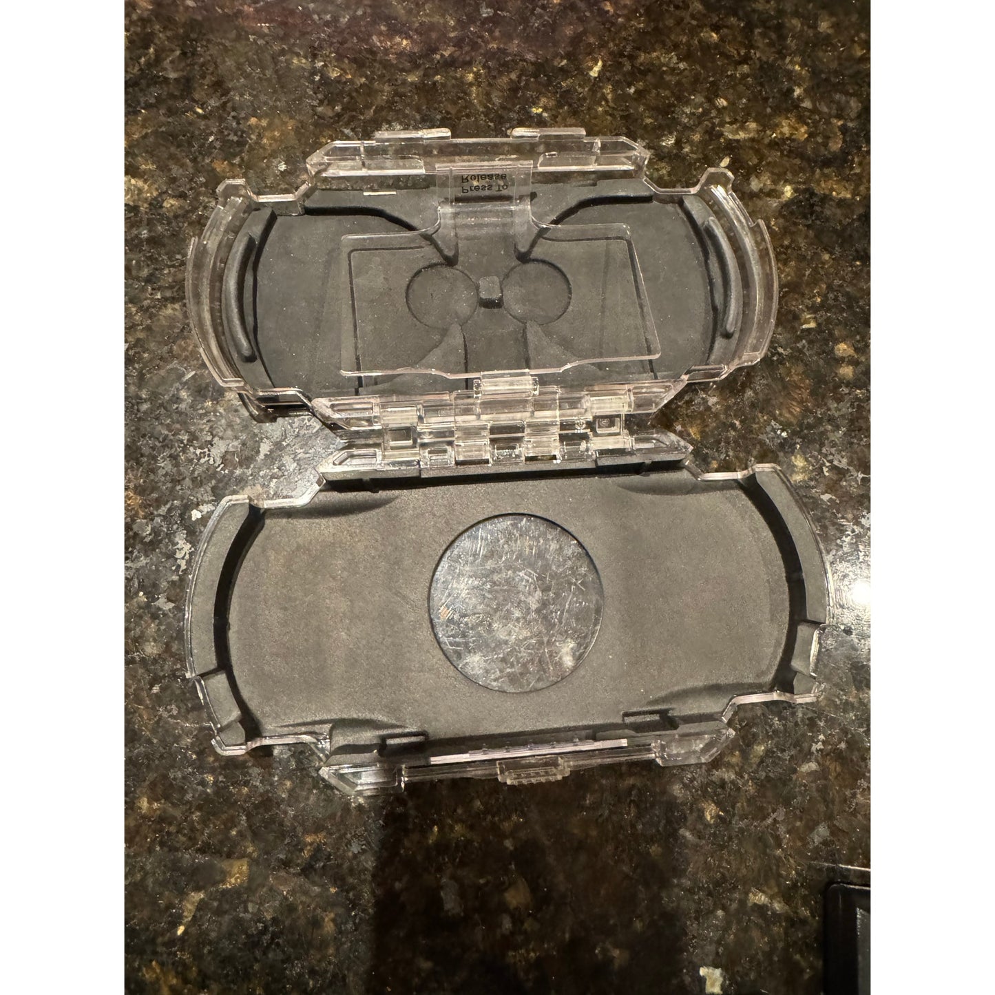 PSP handheld system TESTED - Black Color with Tough Travel Case