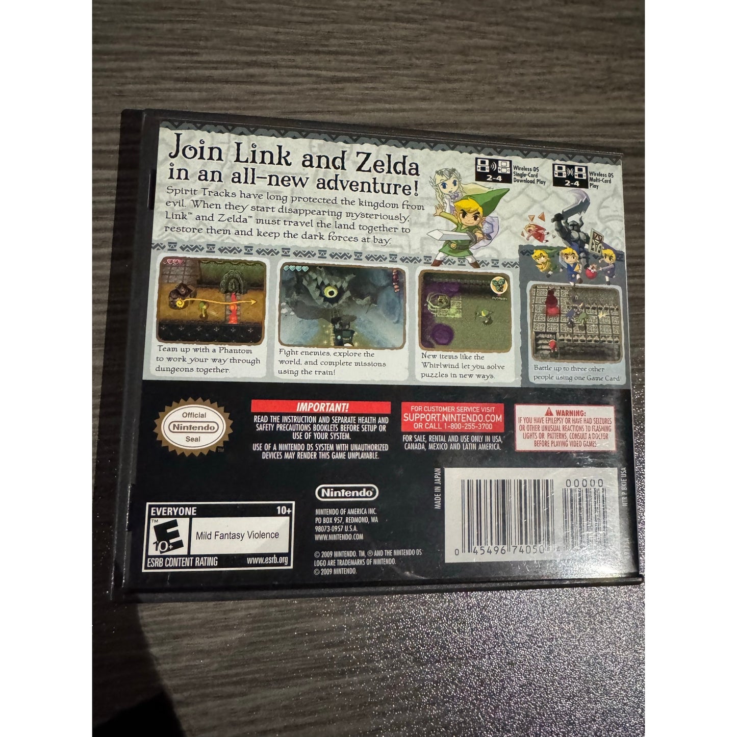 The Legend of Zelda Spirit Tracks (Nintendo DS, 2009) - Tested
