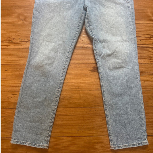 Madewell light wash perfect vintage straight leg SIZE 29