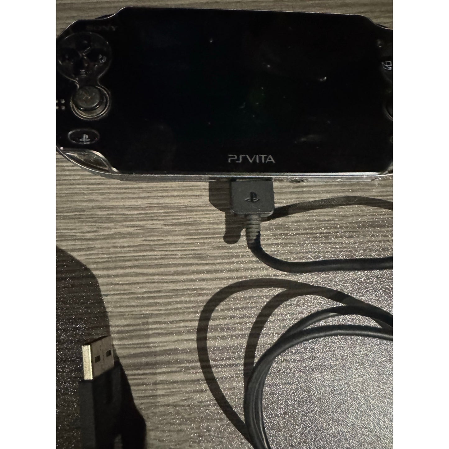 PS Vita BLACK SONY PSP with Travel Hard Case and Charger