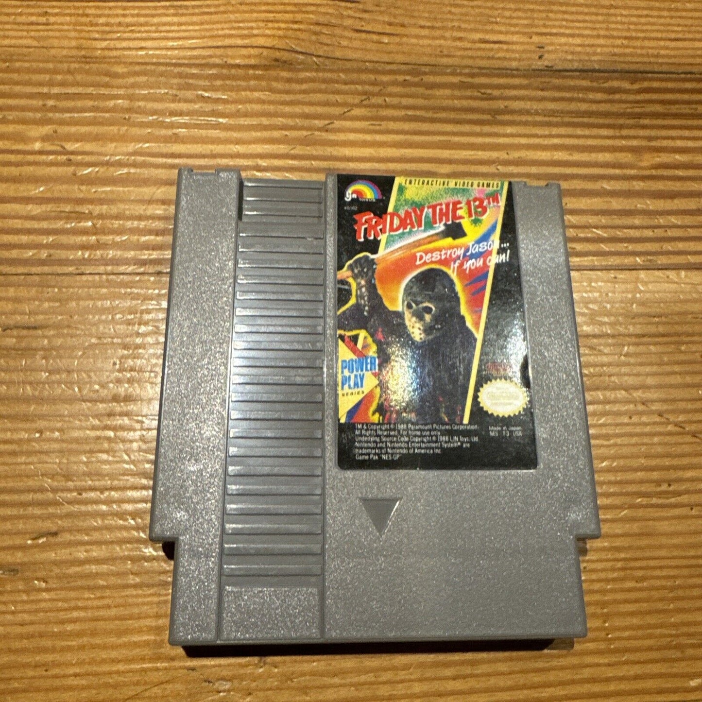 Authentic Friday The 13th Original for Nintendo System NES Cart Tested!