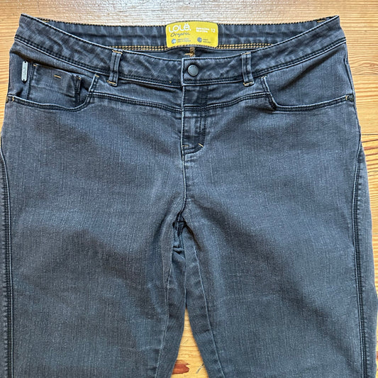 Lole black organic straight leg jeans SIZE 12