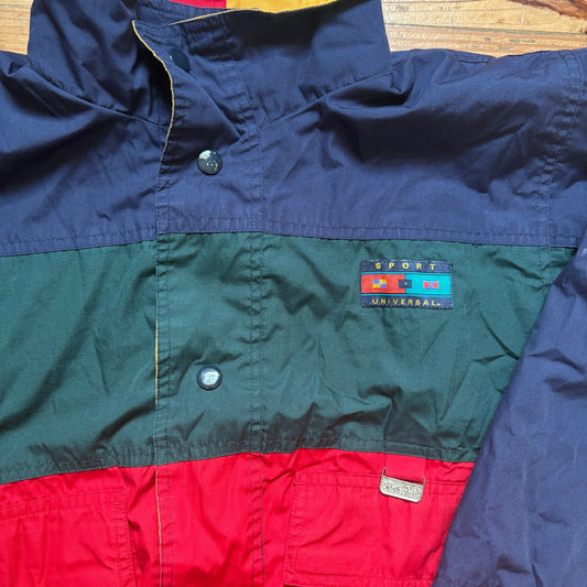 Rothschild vintage color block nautical windbreaker kids jacket SIZE 7