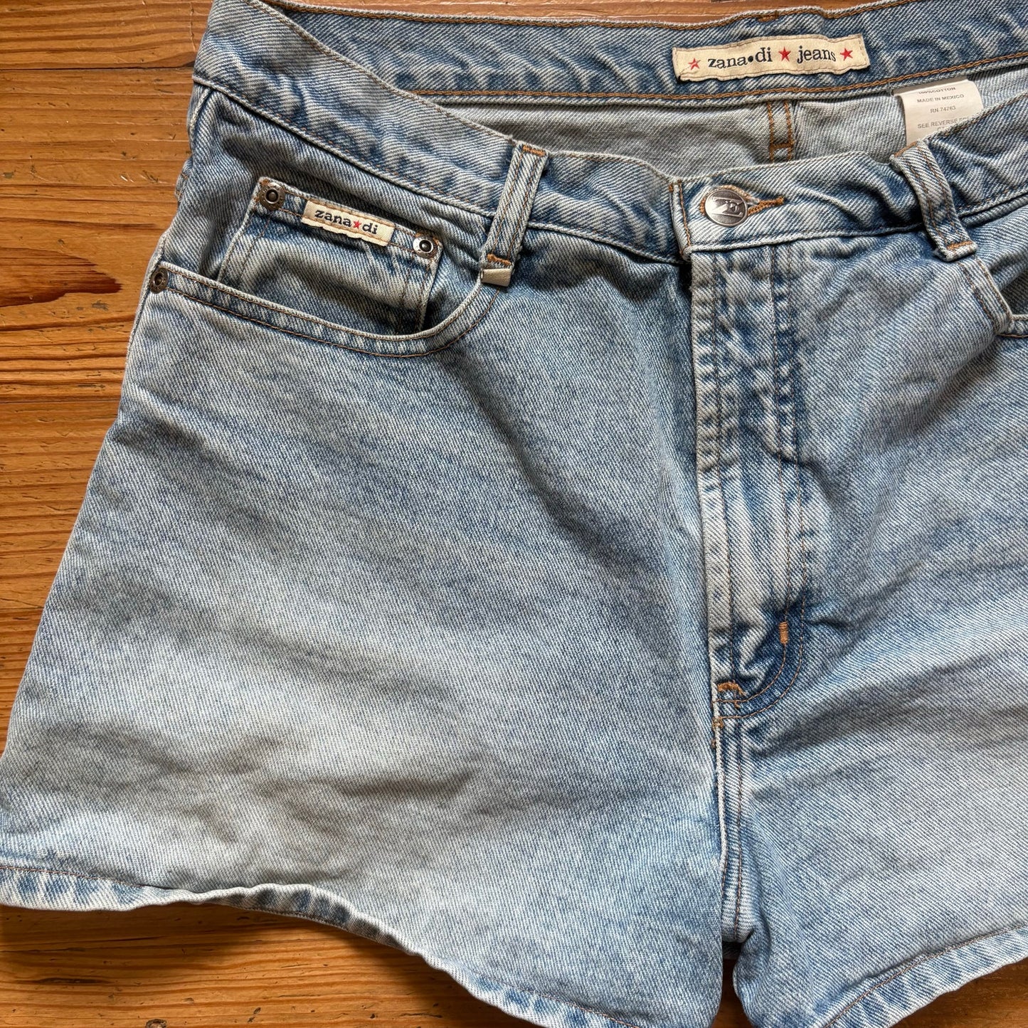 Zana Di Jeans retro y2k light wash jean shorts SIZE 12/13