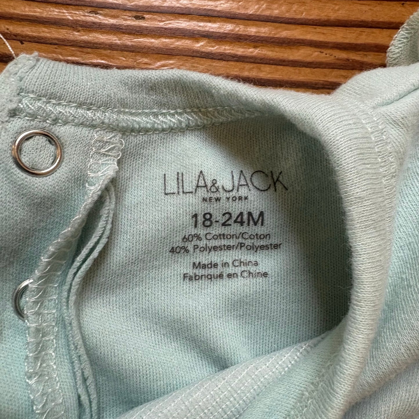 Lila & Jack light green Happy Fall Ya'll long sleeve baby shirt SIZE 18-24M