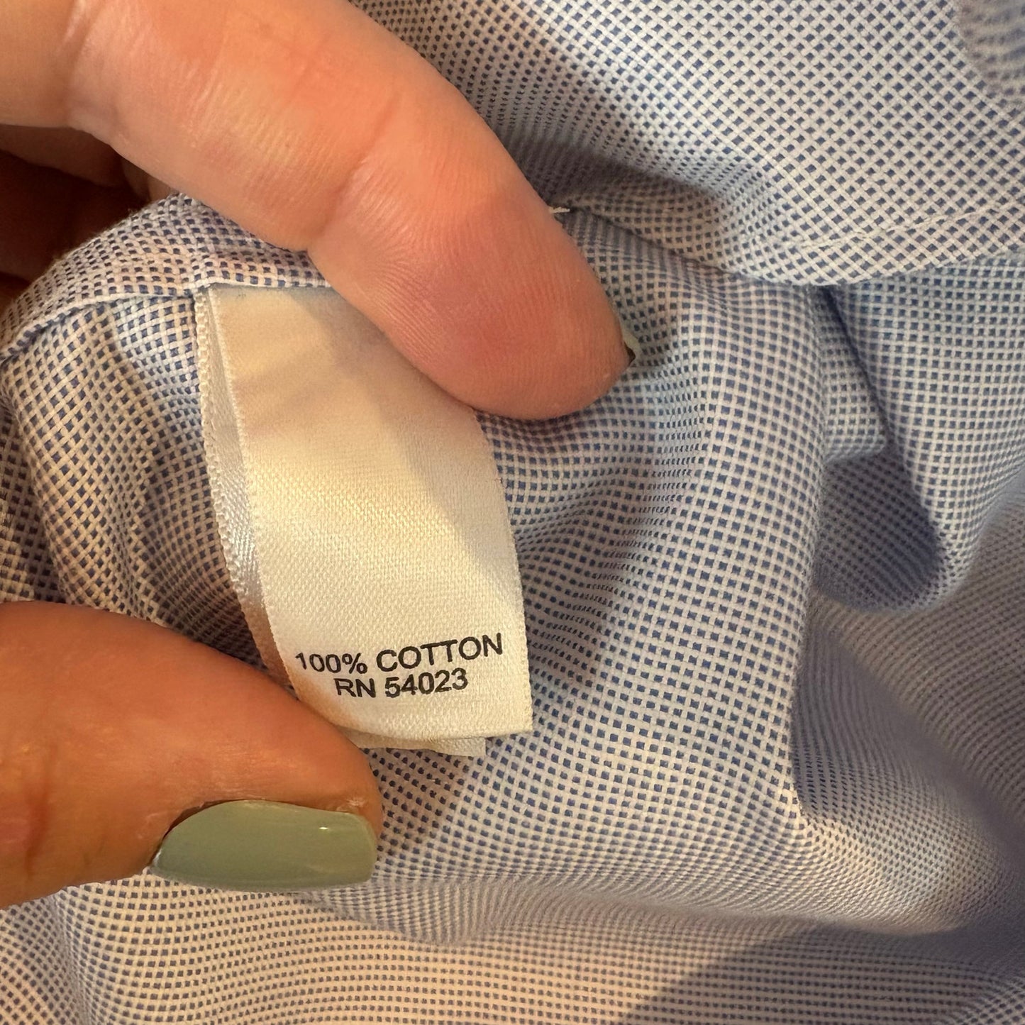 Banana Republic light blue slim fit long sleeve button up mens shirt SIZE M