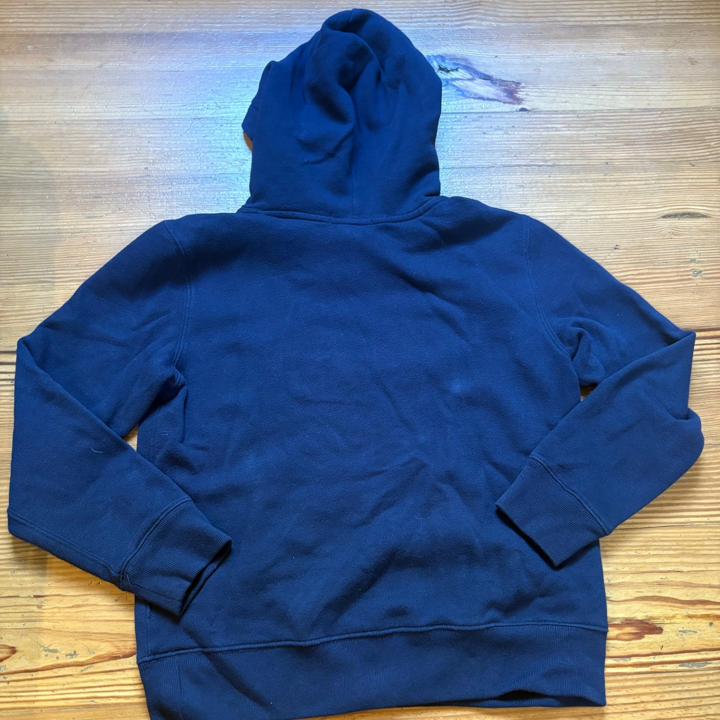 Polo Ralph Lauren navy Polo lettering pullover hoodie sweatshirt SIZE M