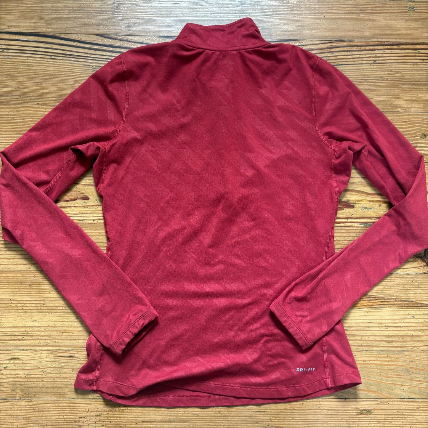 Nike Dri Fit Alabama Crimson Tide long sleeve quarter zip womens shirt SIZE S