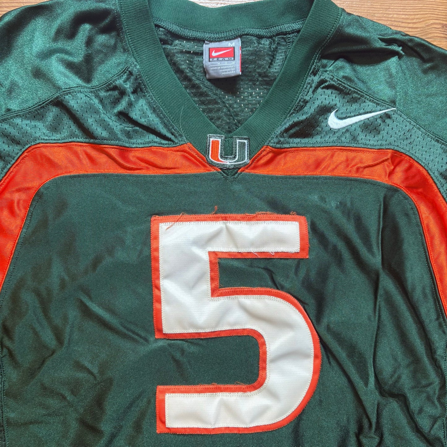 Nike Miami Dolphins green #5 mens short sleeve jersey SIZE M