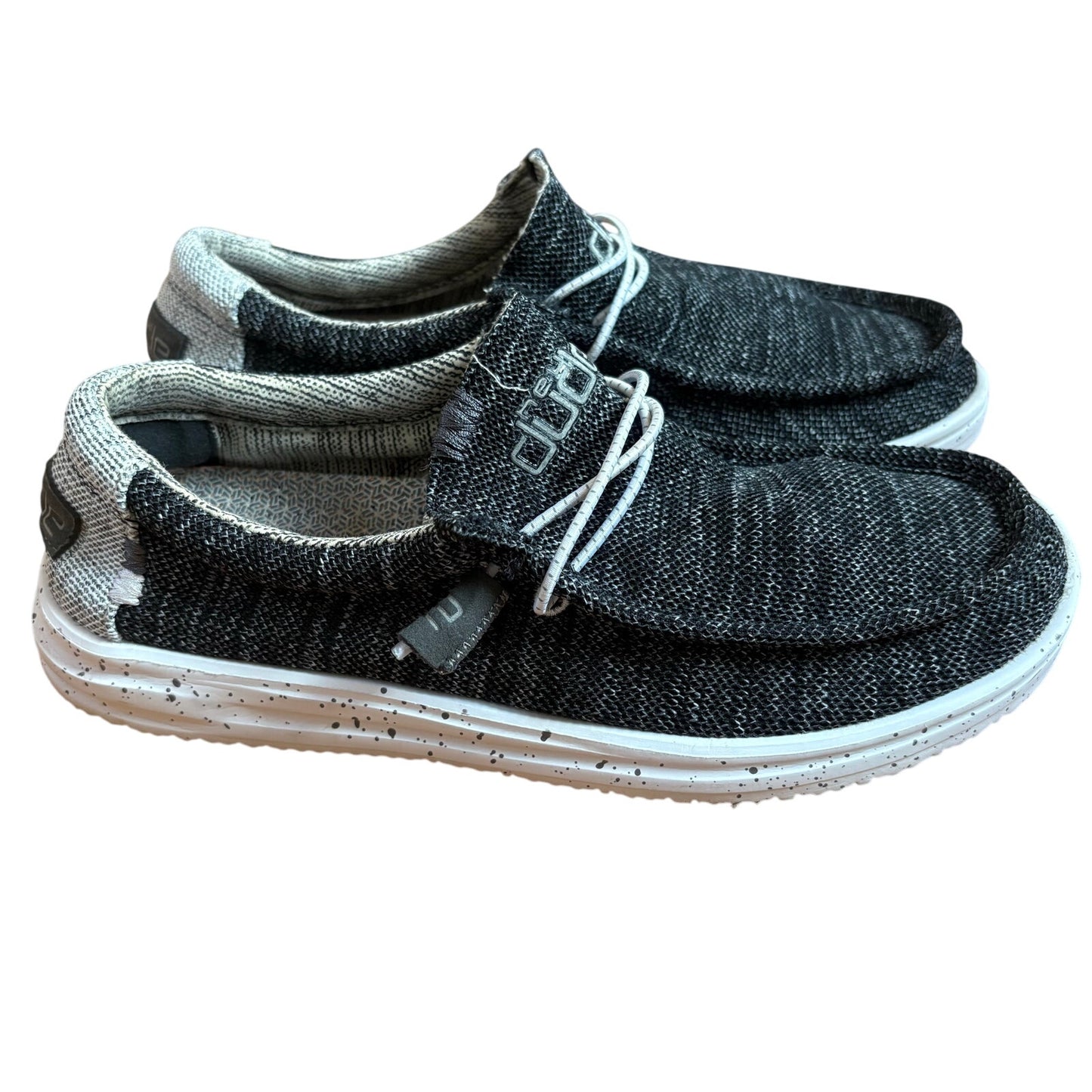 Hey Dude Wally Free gray two tone slip on mens loafer shoe SIZE 8