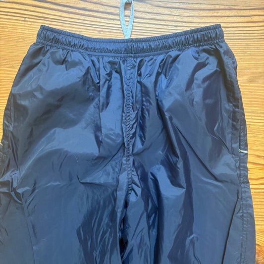 Nike y2k navy elastic waistband parachute windbreaker pants SIZE M