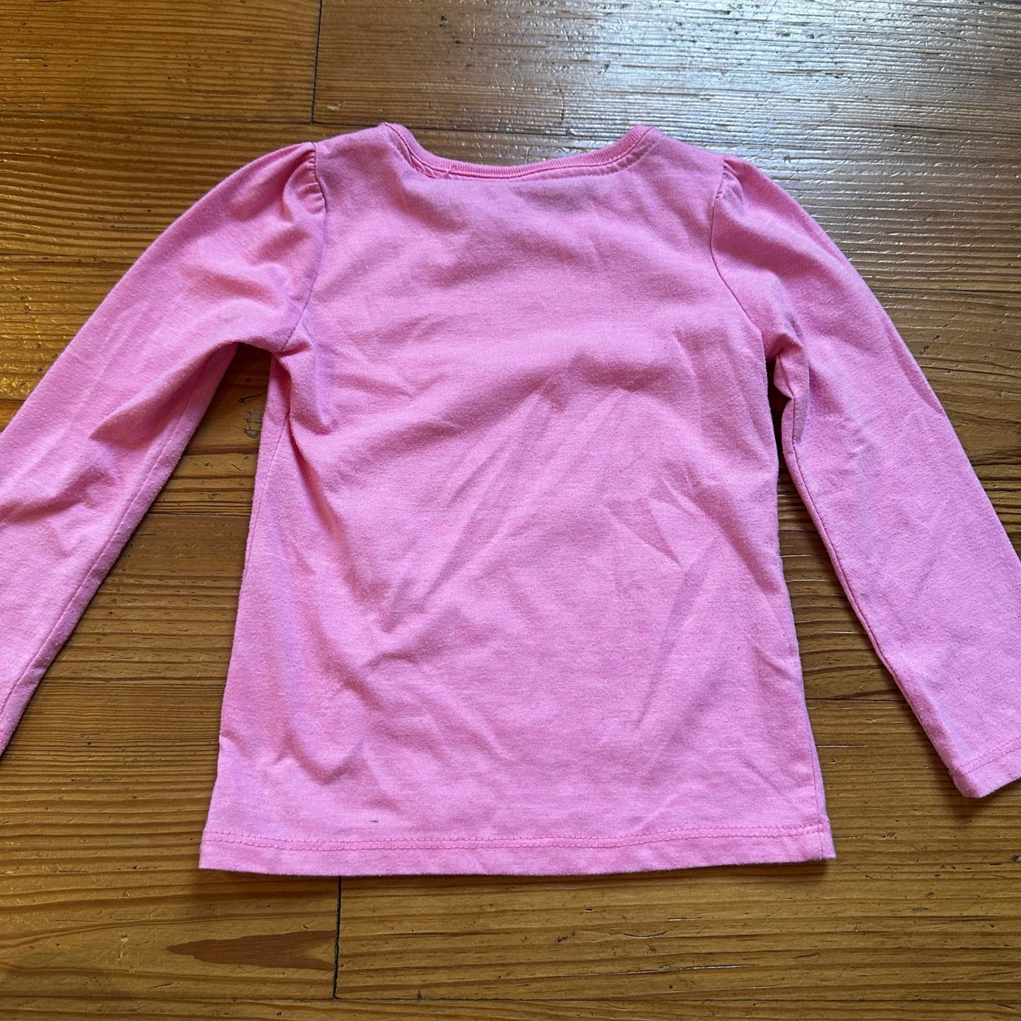 Disney Princess pink long sleeve Beauty and the Beast Belle sequin shirt SIZE 3T