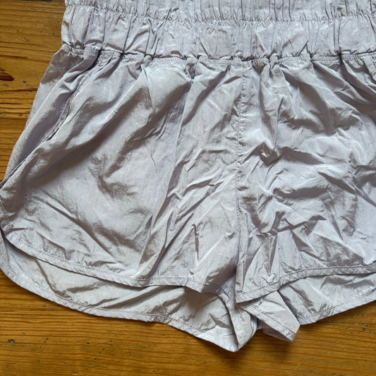 FP Movement light purple elastic waistband running womens shorts SIZE M
