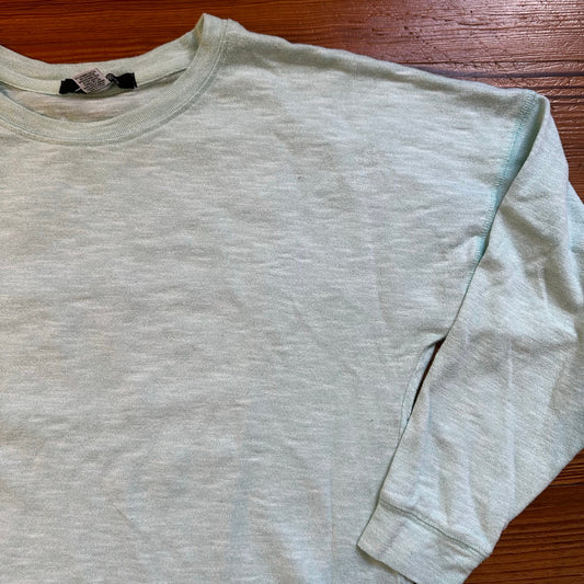 Miami Style light blue Jersey Shore back graphic long sleeve shirt SIZE M