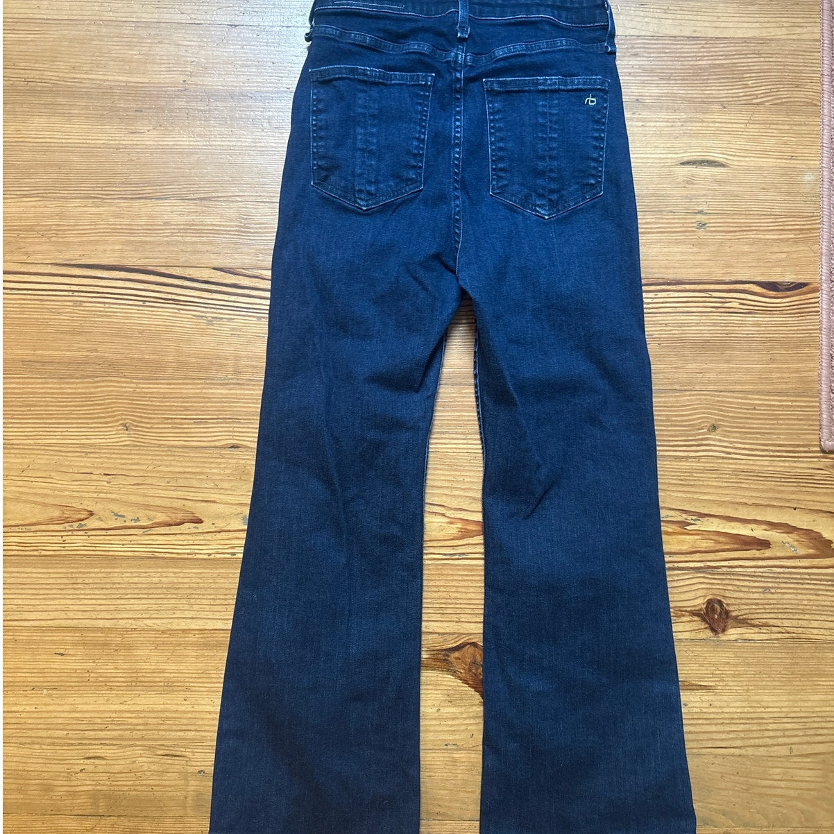 Rag & Bone Jane dark wash super high rise flare jeans SIZE 28