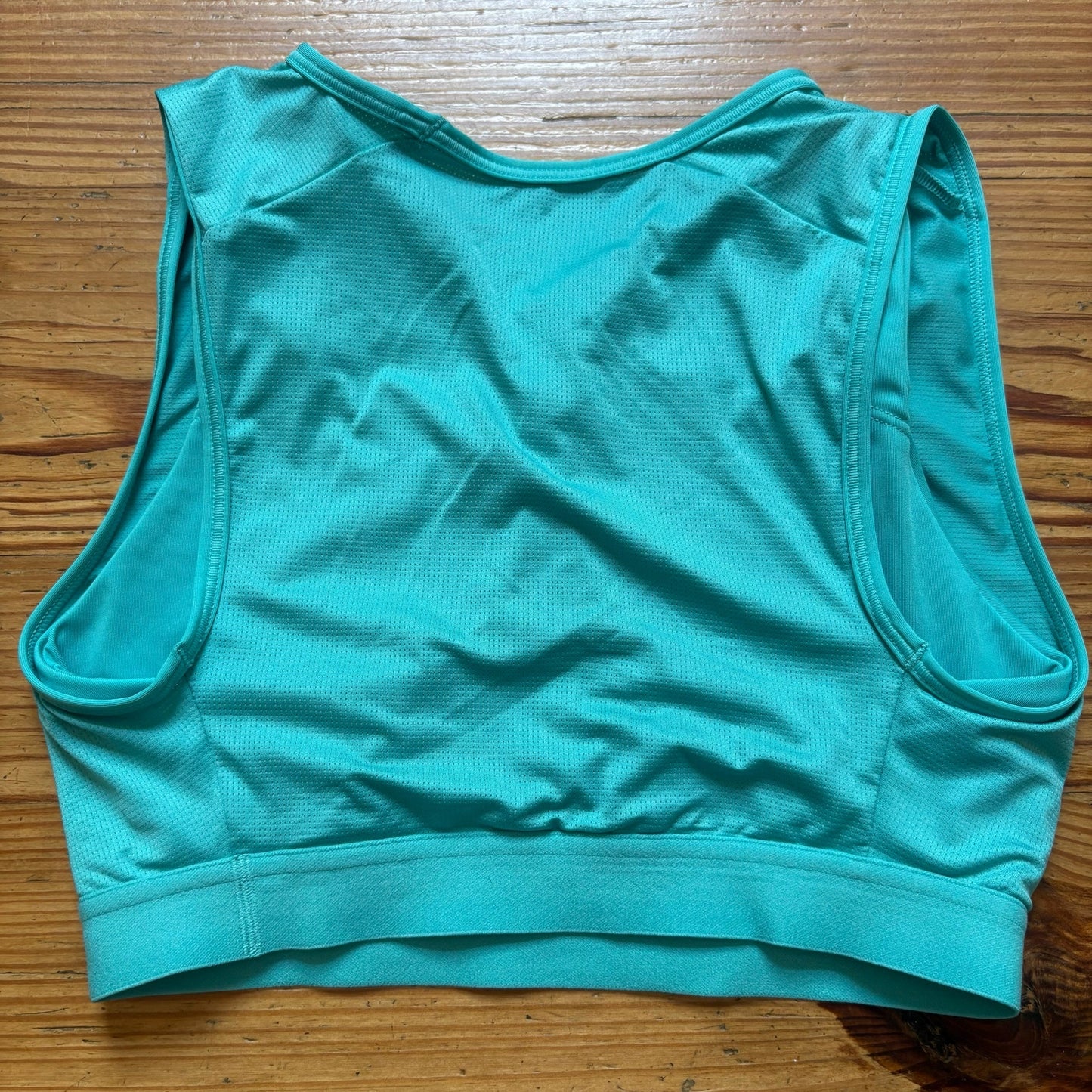 Nike Air Dri fit teal double lined sports bra SIZE S