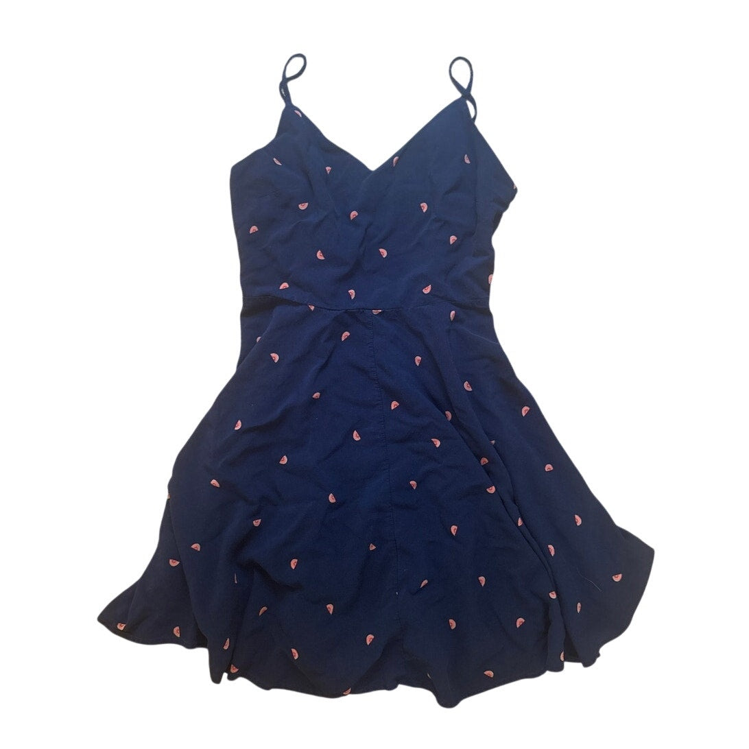 Gap dark blue watermelon print blue spaghetti strap adjustable sundress SIZE M