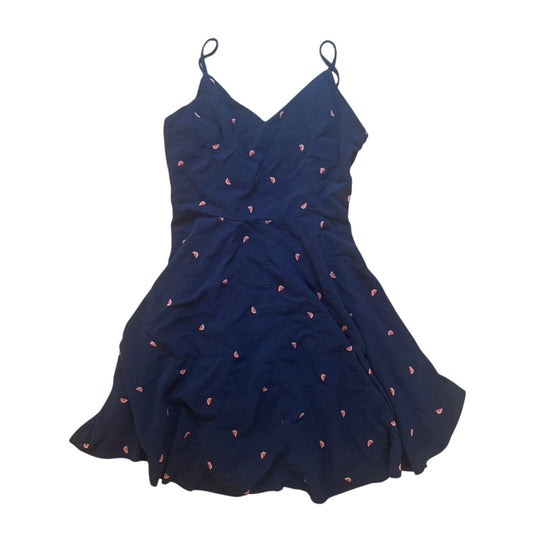 Gap dark blue watermelon print blue spaghetti strap adjustable sundress SIZE M