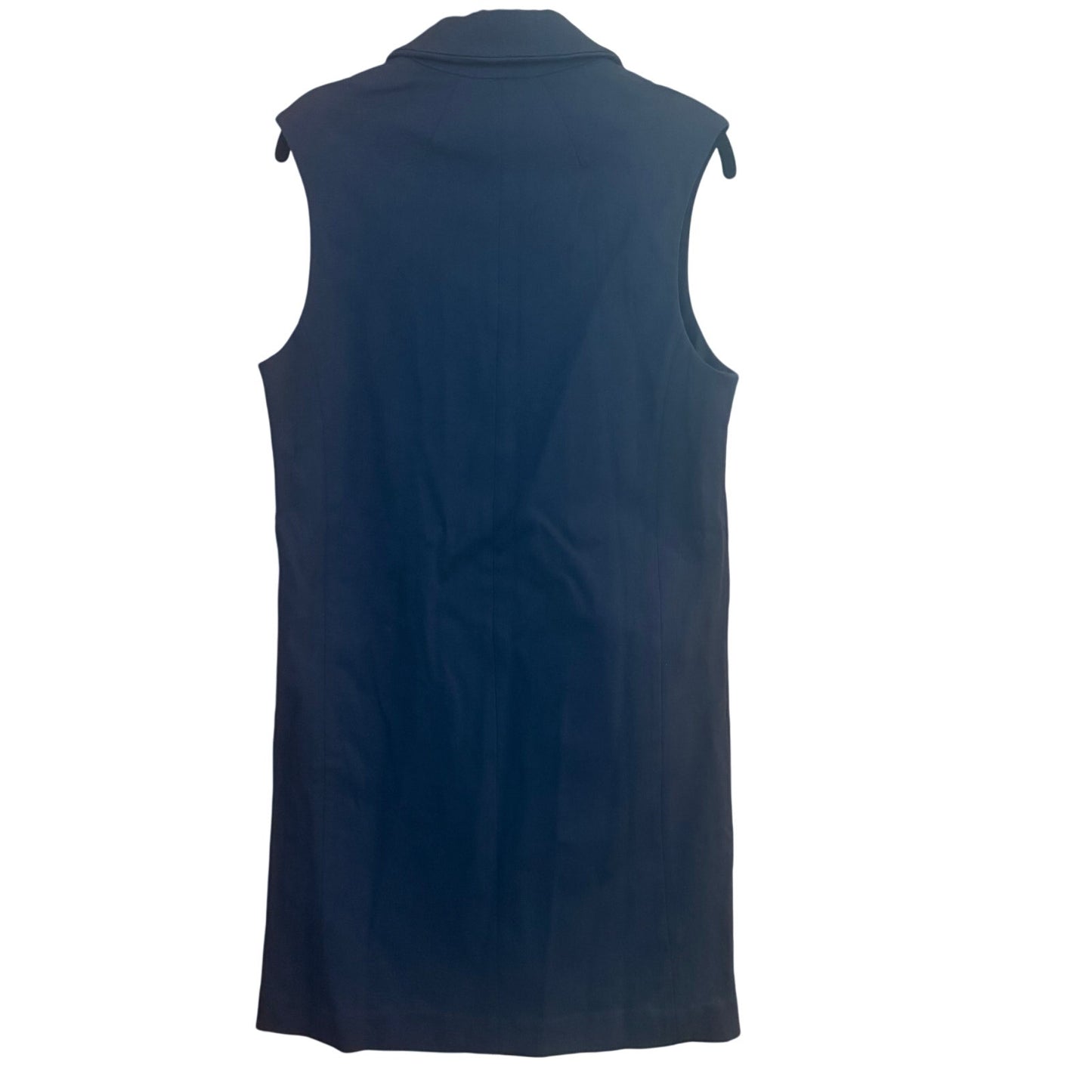 NWT Gretchen Scott Banker's dark blue sleeveless long vest SIZE XS