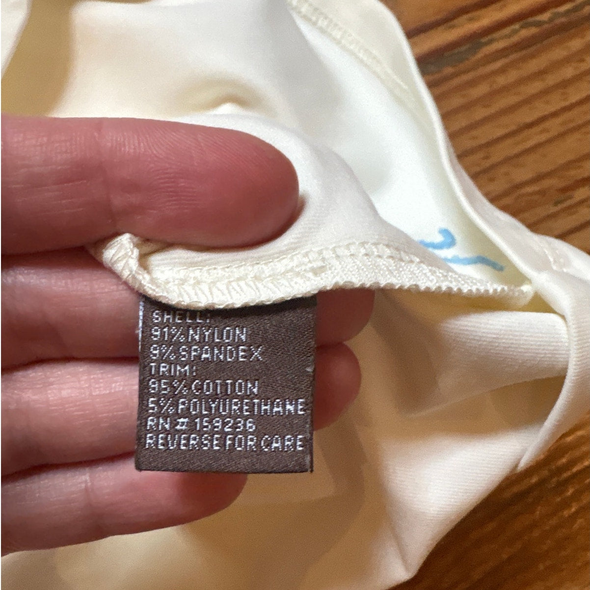 J. McLaughlin ivory brown trim athletic polo womens tank SIZE M