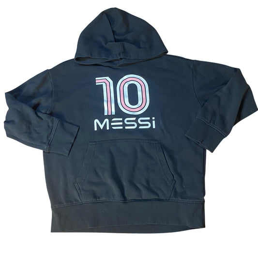 Messi Collection Lionel Messi 10 black pull over hoodie sweatshirt SIZE L