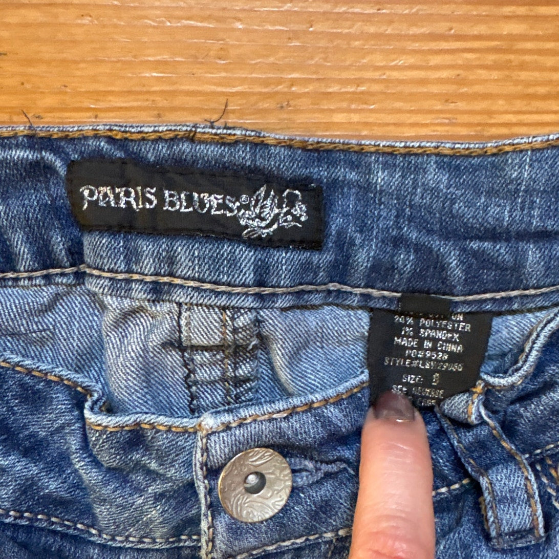 Paris Blues y2k 90s medium wash low rise straight leg denim jeans SIZE 9