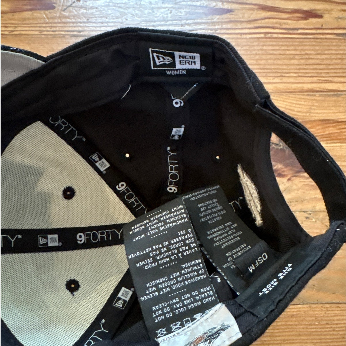 Harley Davidson black faux snake large logo adjustable velkro back baseball hat