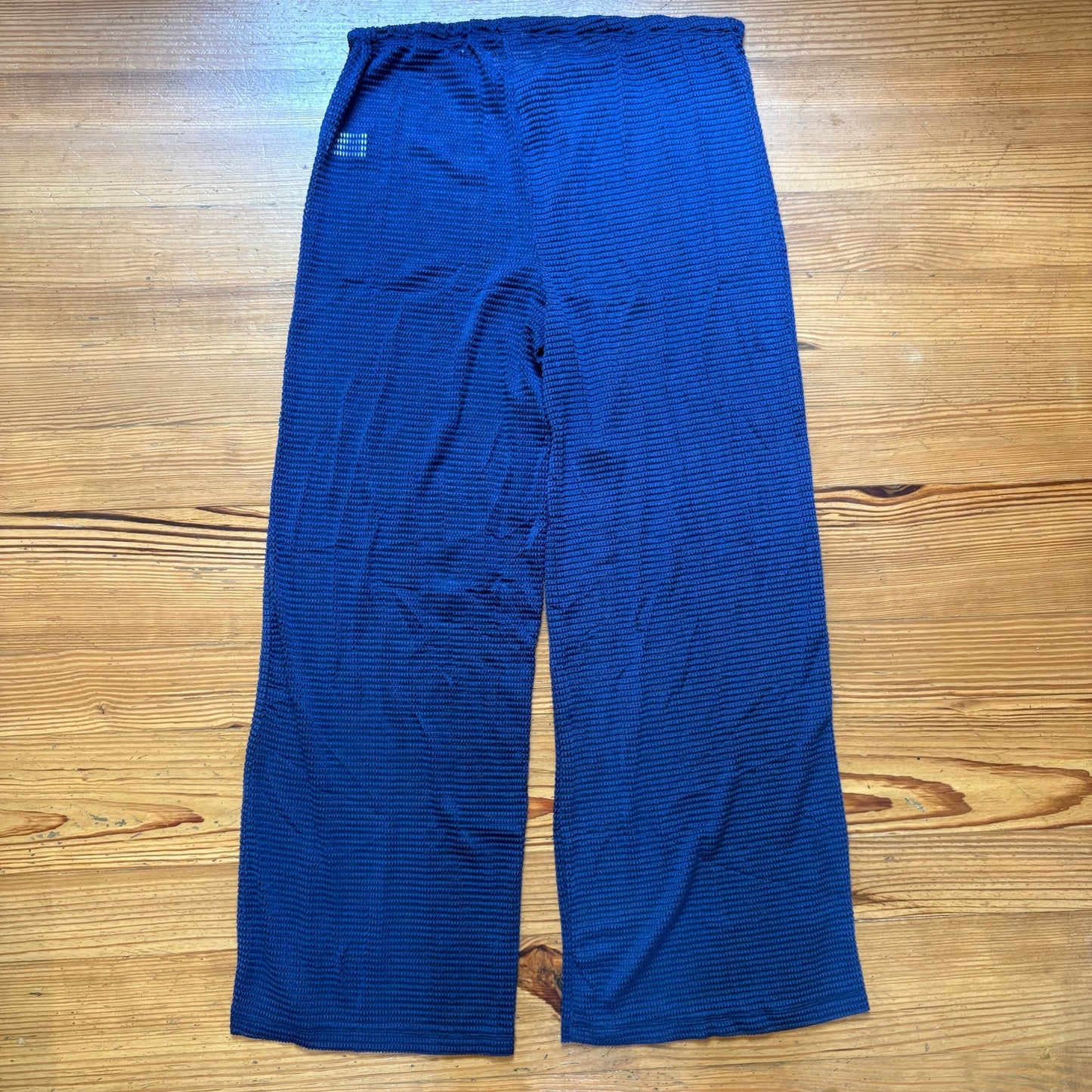 Marina Blu blue swim mesh coverup pants SIZE M