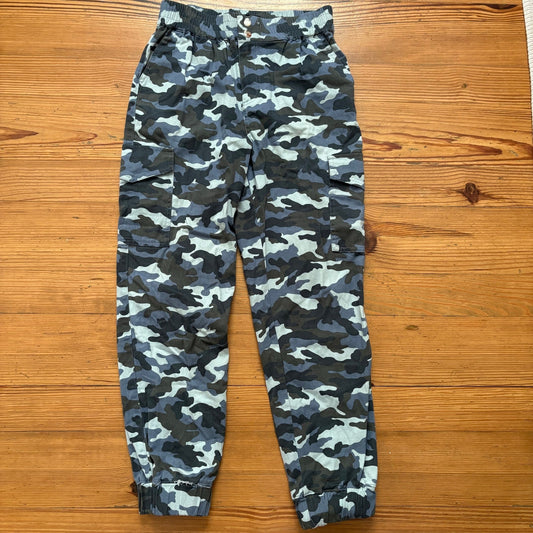 Almost Famous blue army camo print jogger pants SIZE M