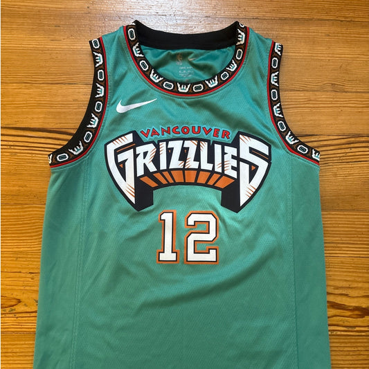 Nike NBA Vancouver Grizzlies Ja Morant 12 teal sleeveless jersey SIZE XS