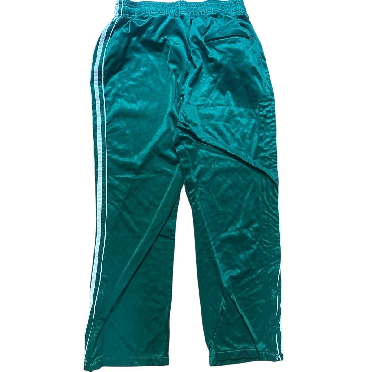 Active Joe retro dark green lined side elastic waistband mens pants SIZE XL