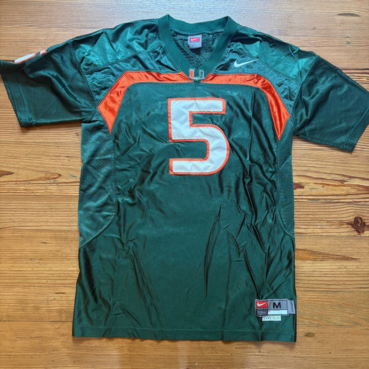 Nike Miami Dolphins green #5 mens short sleeve jersey SIZE M