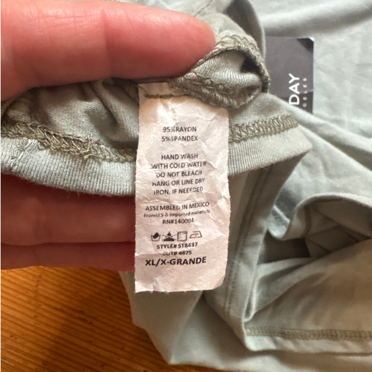 NWT See You Monday light mint green open back tank SIZE XL