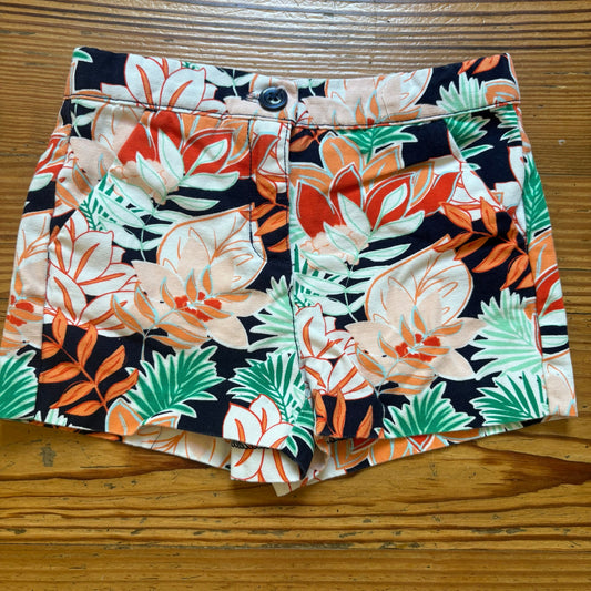 Janie and Jack colorful floral print adjustable chino baby shorts SIZE 18-24M