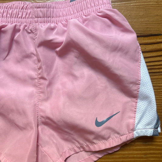 Nike dri-fit light pink lined toddler girls shorts SIZE 4T