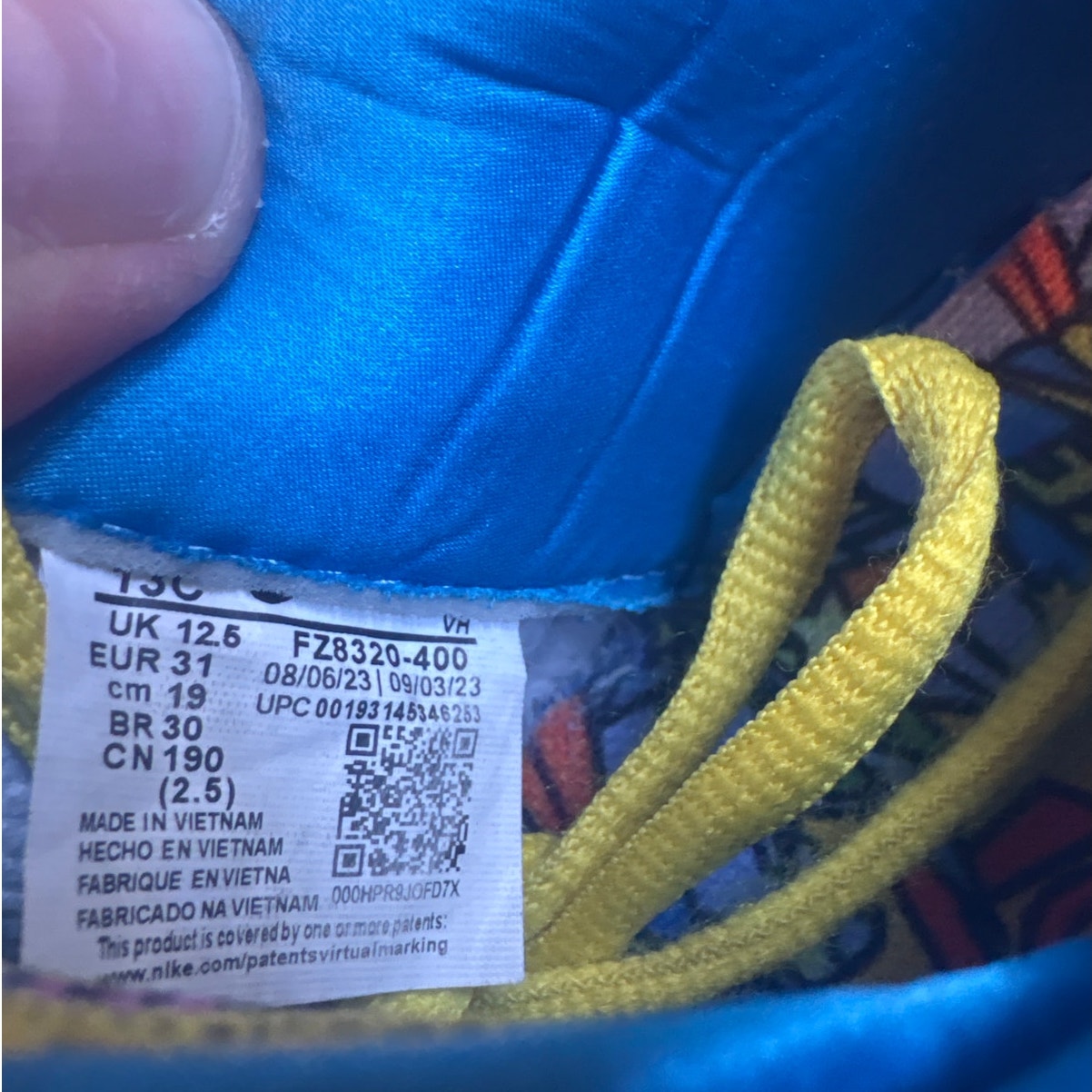 Nike SB Dunk Low Pro Powerpuff girls bubbles blue youth sneakers SIZE 13