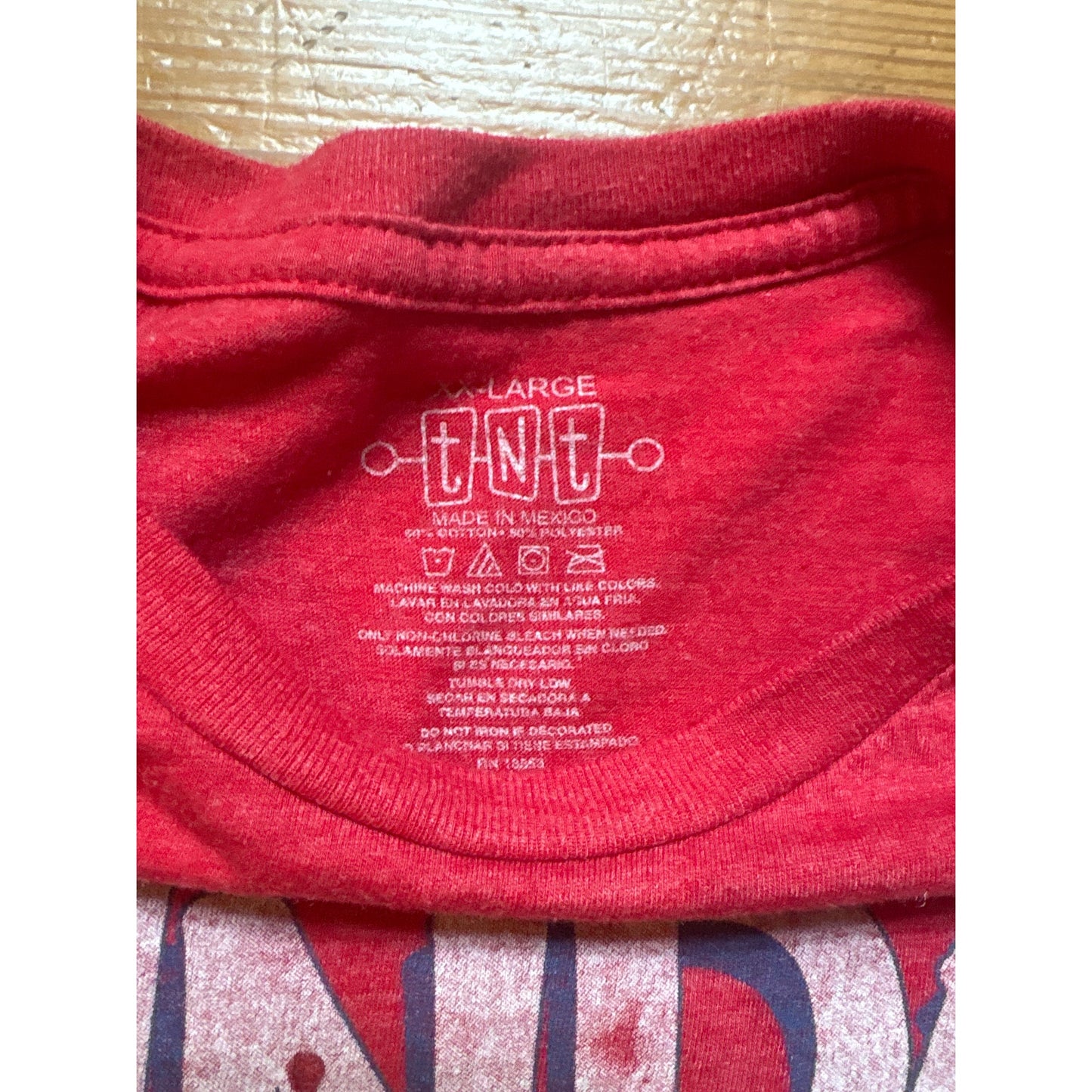 TNT Dairy Queen Sundae Funday ice cream red short sleeve shirt SIZE L