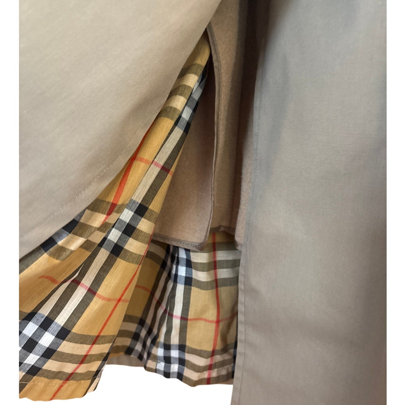 Botany 500 beige belted double breasted mens trench coat SIZE M