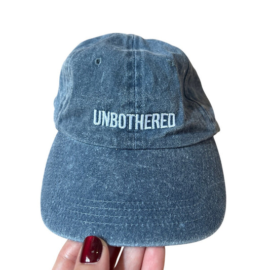 City Streets denim wash Unbothered adjustable baseball cap