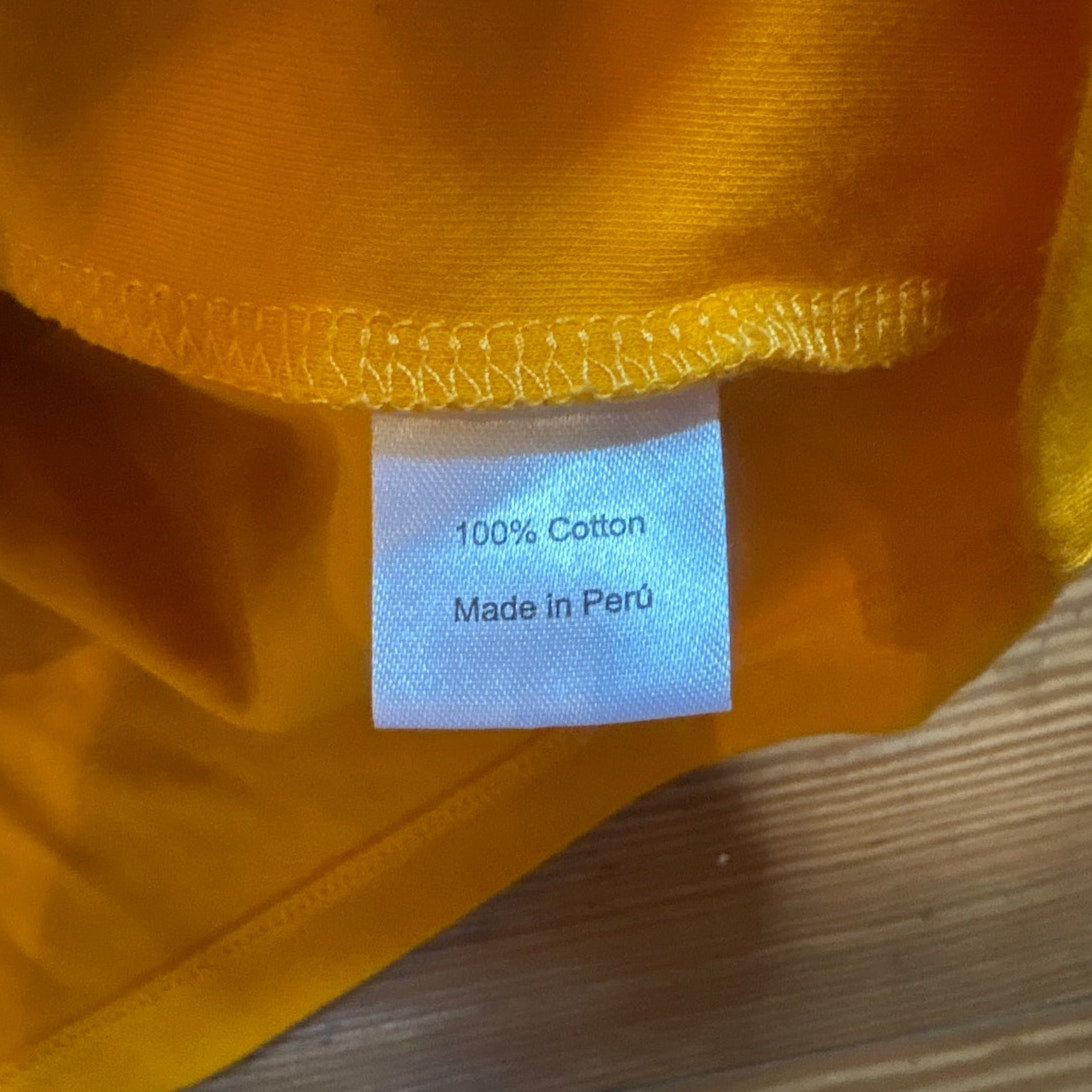 Piccolina yellow Ruth Bater Ginsburg Supreme Court short sleeve shirt SIZE S