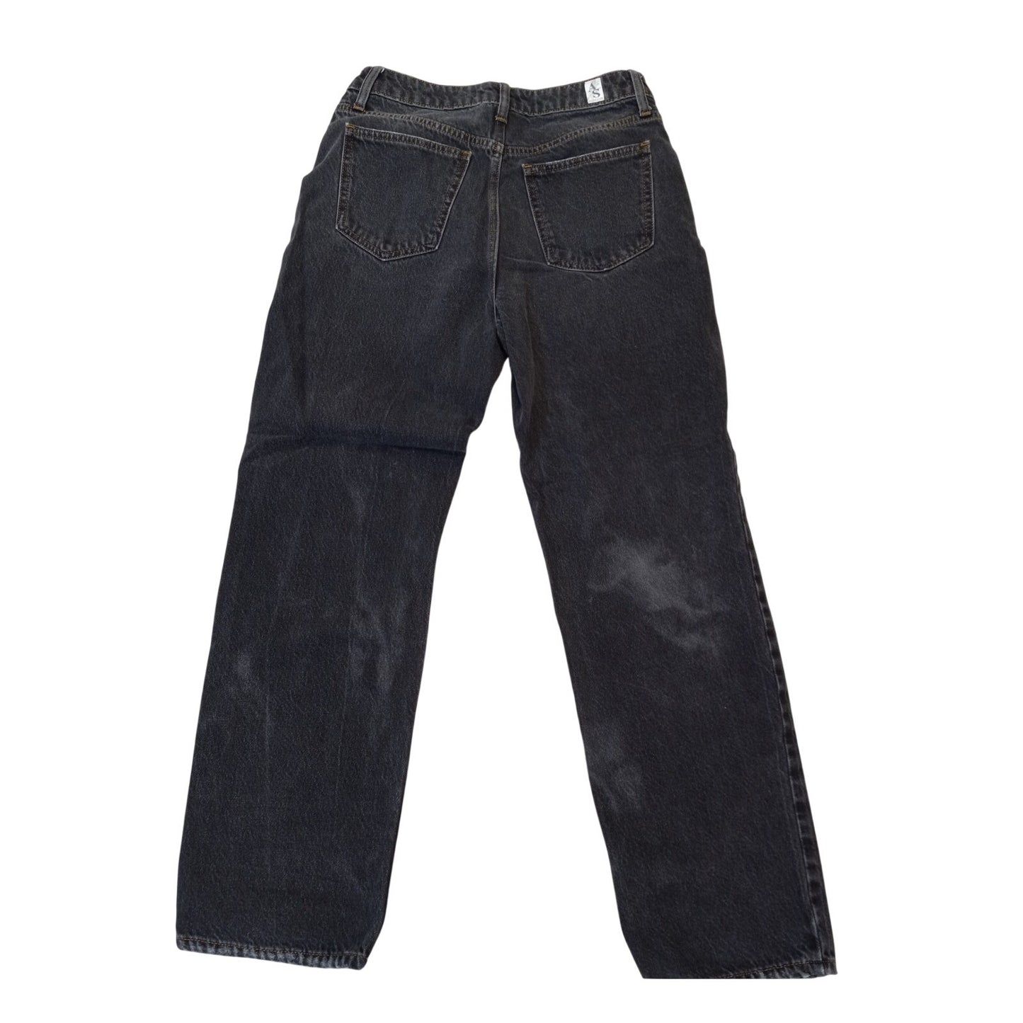 Altar'd State black wash denim straight leg cotton jeans SIZE 27