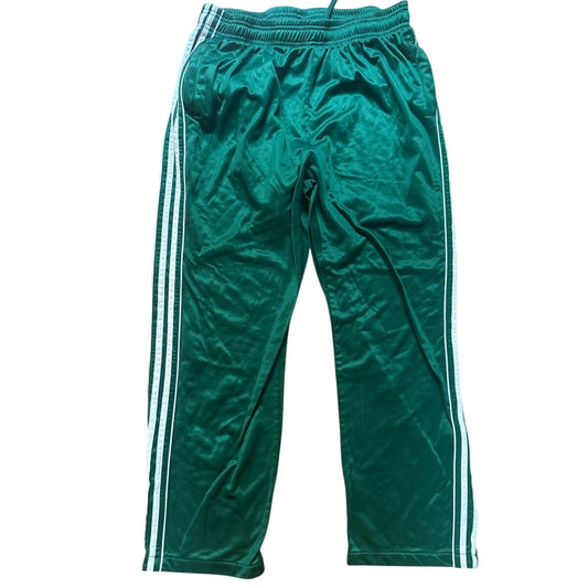 Active Joe retro dark green lined side elastic waistband mens pants SIZE XL