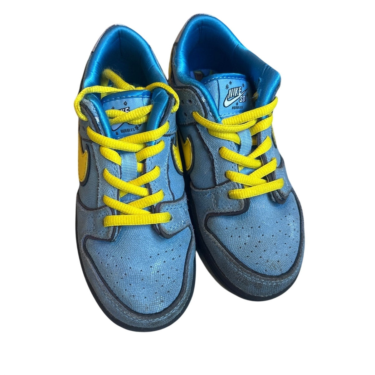 Nike SB Dunk Low Pro Powerpuff girls bubbles blue youth sneakers SIZE 13