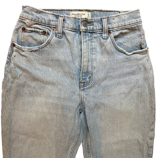 Abercrombie & Fitch 90s straight ultra high rise curve light wash jeans SIZE 4