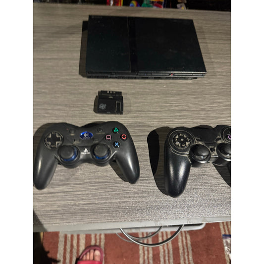 Sony Playstation PS2 Slim Console w/ Controller Tested/Works