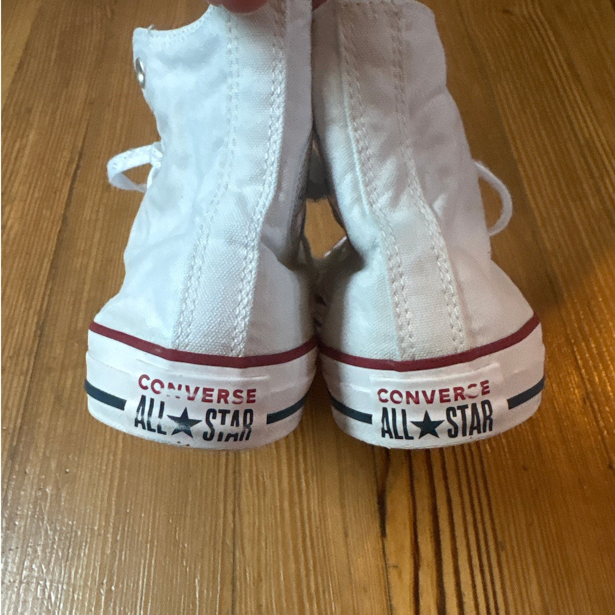 Converse All Star Chuck Taylor white high top unisex sneakers SIZE M7, W9